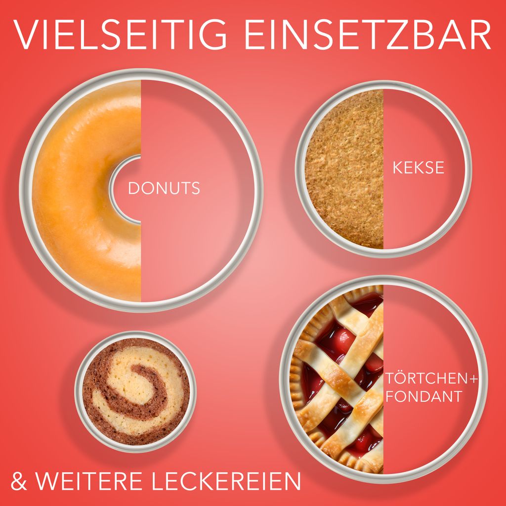 AVANA Edelstahl Ausstechformen 12 Stück Ringe Keksformen Produktbild 4
