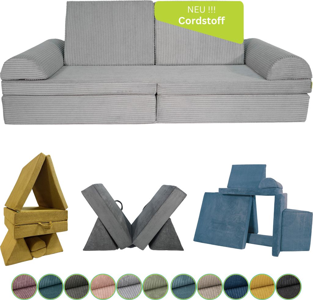 Pillows24 - Sofa dziecięca z funkcją spania | Miękka sofa Zdjęcie produktu 