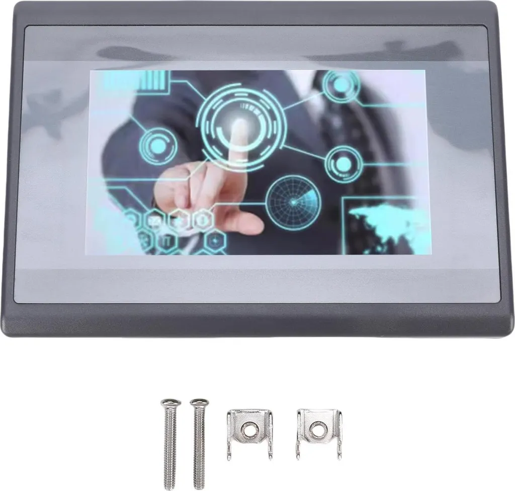 Interface HMI tactile 4.3" pour automatisme industriel avec PLC intégré