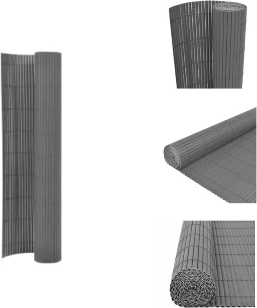 Recinzione Design vidaXL 110x300 cm - PVC Grigio Alta Protezione