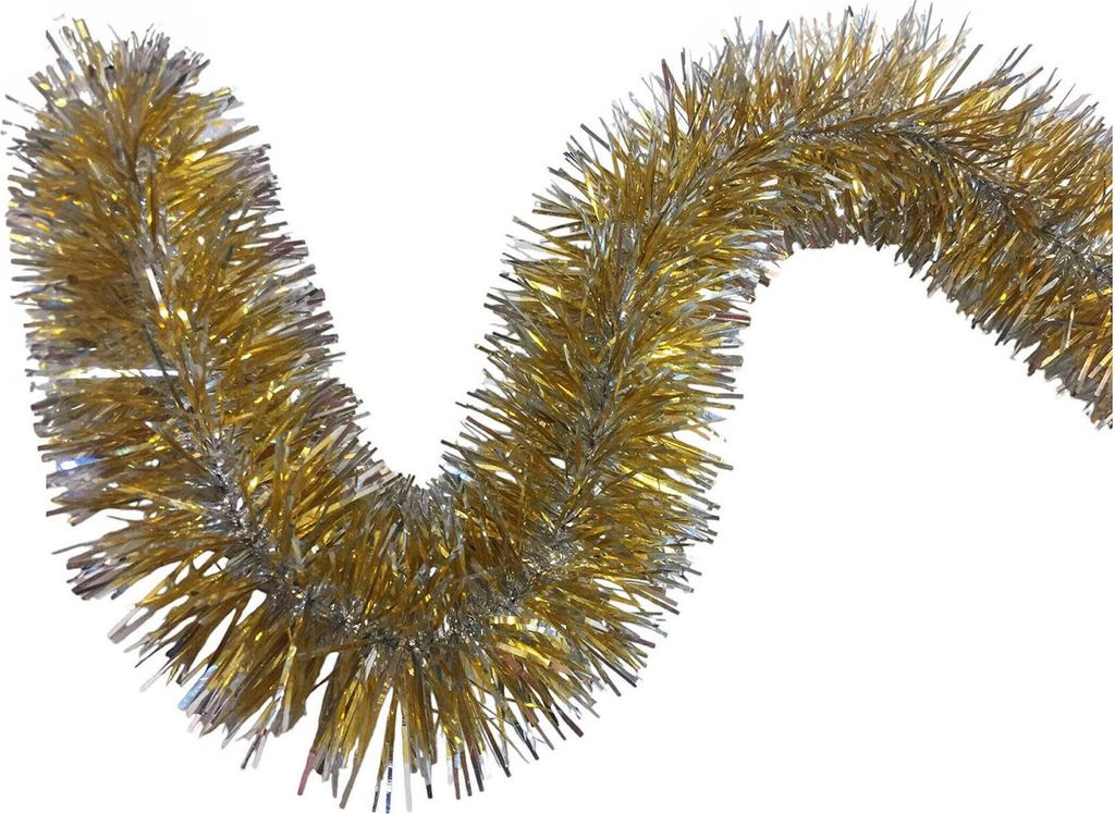 Dmora Weihnachtsdeko Goldstruktur, Silber