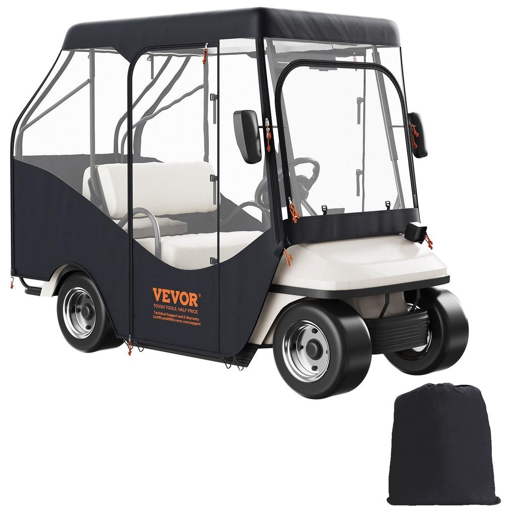 VEVOR Transparante regenhoes voor golfkar, geschikt voor 4 Productafbeelding 