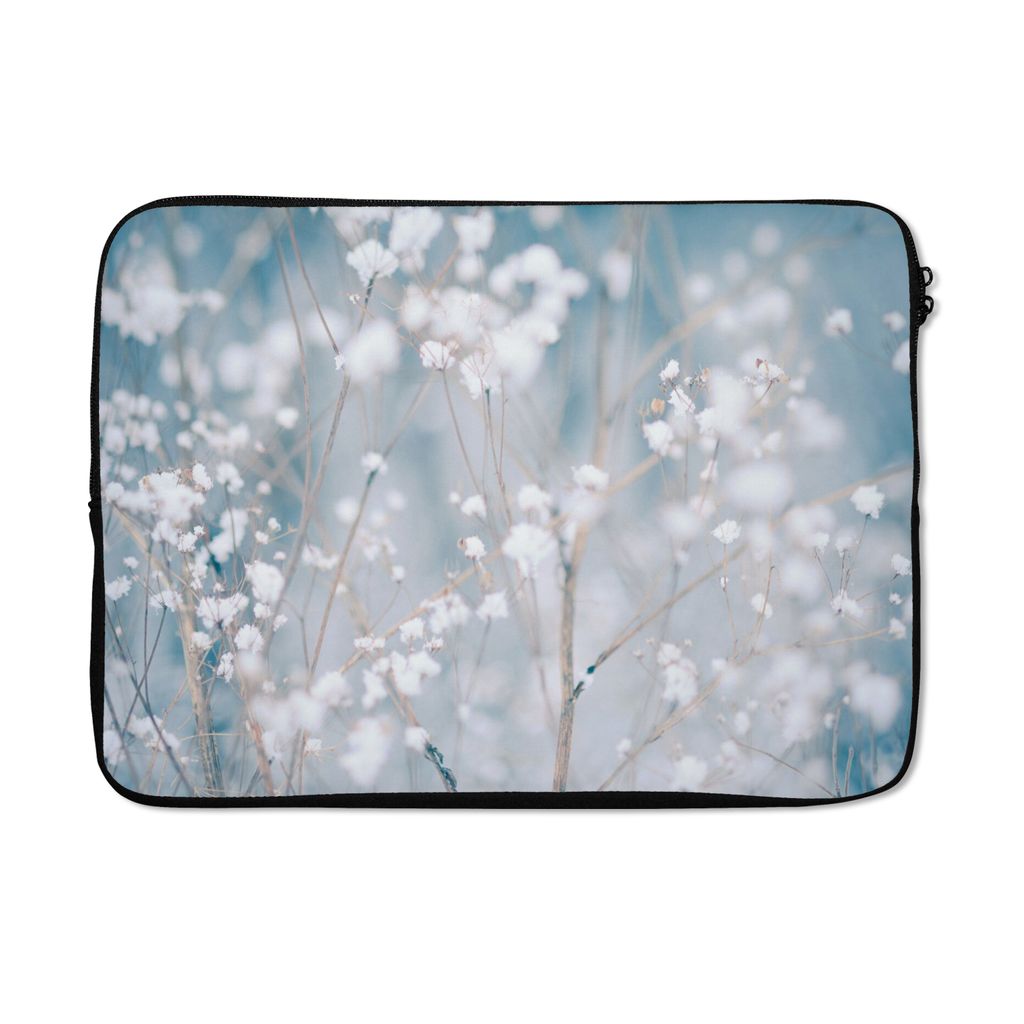MuchoWow Laptop Hülle 14 ZollÄste - Schnee - Winter - Natur - Botanisch Laptoptasche - Laptoptasche - Stoßsicher - Schutzhaube