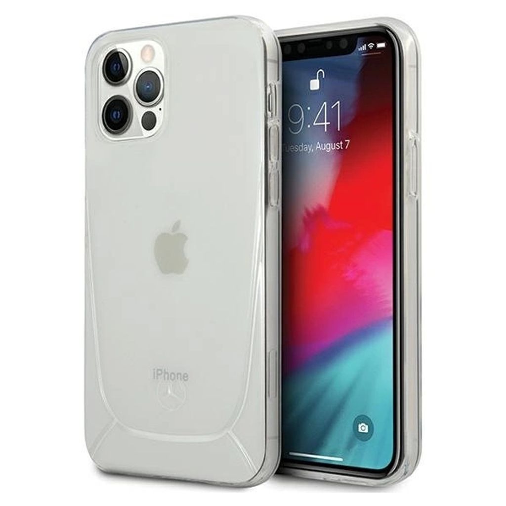Mercedes MEHCP12MARCT iPhone 12/12 Pro 6,1" Klarsichthülle Transparent Line Handyhülle