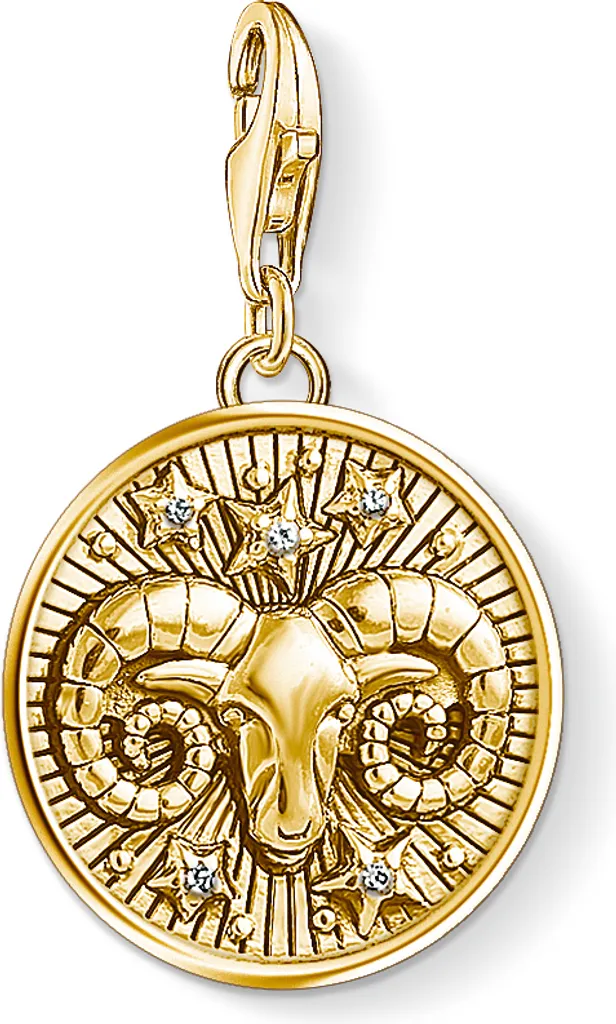 Regalo Ariete: Charm Thomas Sabo 1652-414-39 Argento e Oro 18k