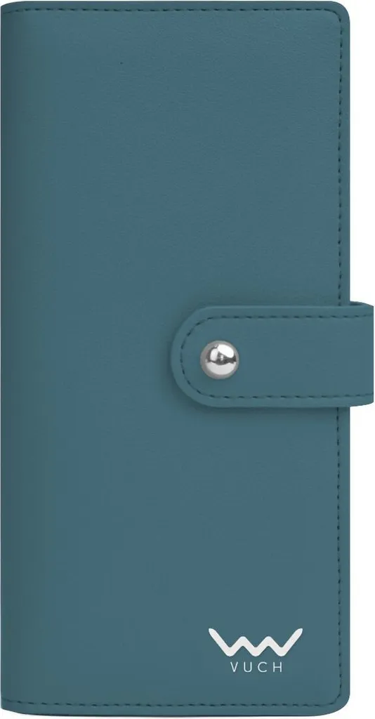 Portefeuille Laita Vuch Vert : Format Universel avec Multi-Rangements