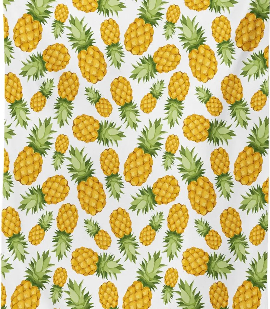 ABAKUHAUS Tropicale Tovaglia, Palm Tree Ananas, Rettangolare per Sala