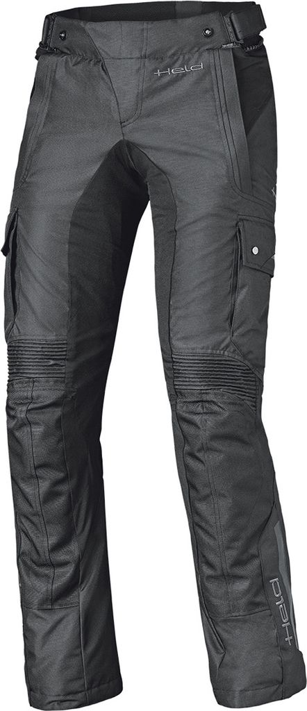Held Bene wasserdichte Motorrad Textilhose, schwarz, Long S