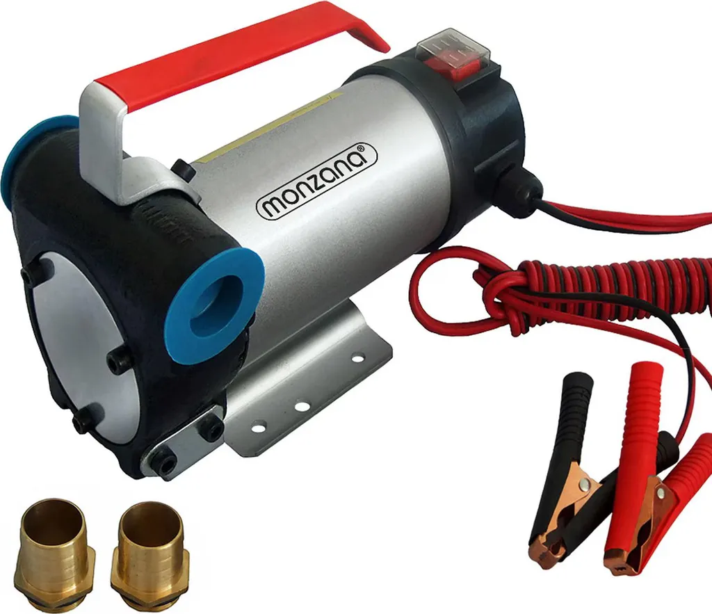 Pompa Elettrica Travaso Olio Gasolio 12V 160W | Alta Portata 40 L/min