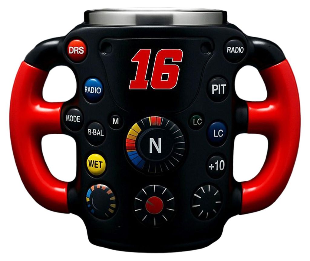 Kaffeebecher in Lenkradform, ergonomischer Griff, Teebecher aus Kunstharz, origineller Kakaobecher, lustiges Geschenk für Motorsportbegeisterte