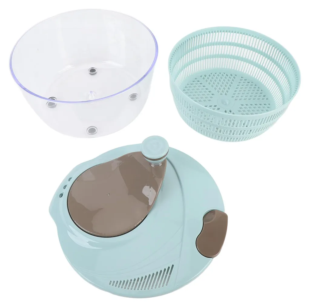 Préparer vos salades fraîches avec l'essoreuse 4L manuelle et pratique