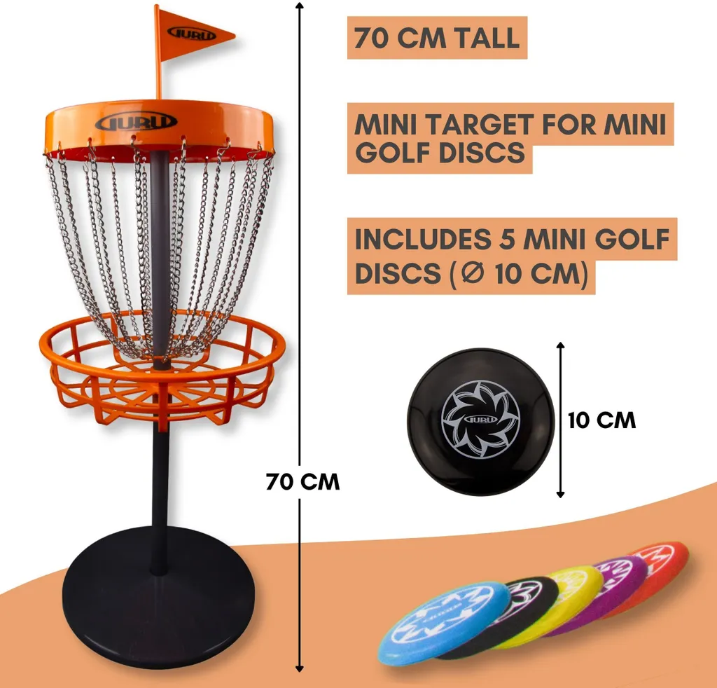 Mini Basket-Set Disc Golf Schildkröt 970362 : le jeu compact sans encombre - 6