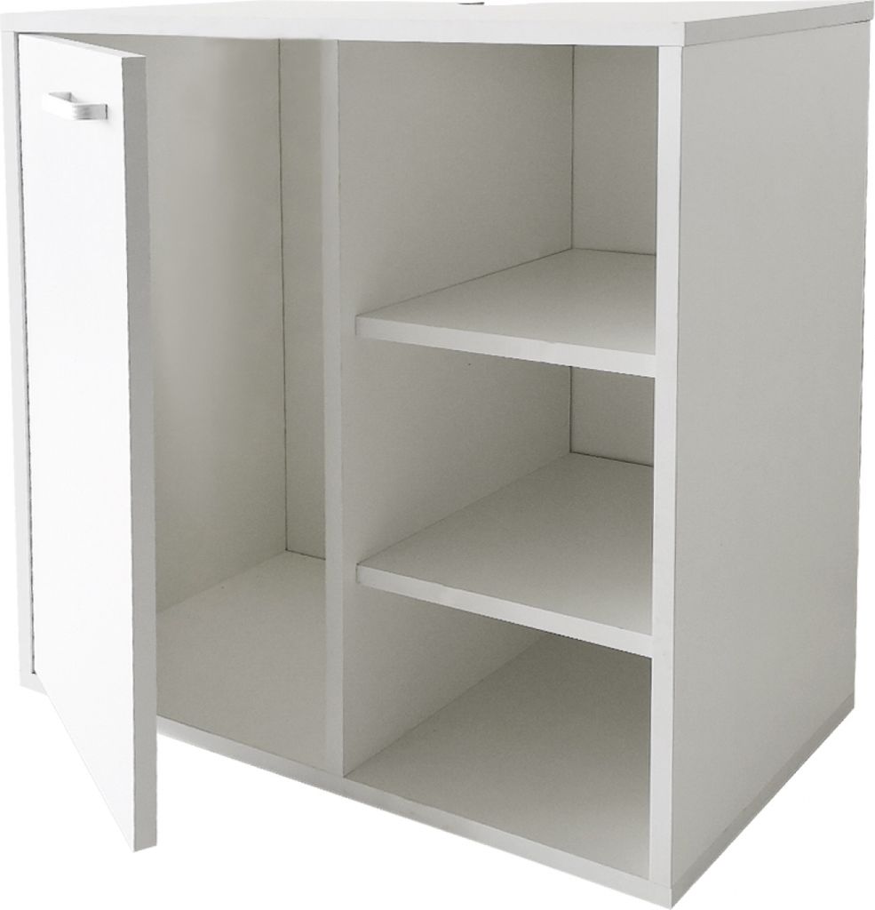 Waschbeckenschrank - Badmöbel - weiß Produktbild 