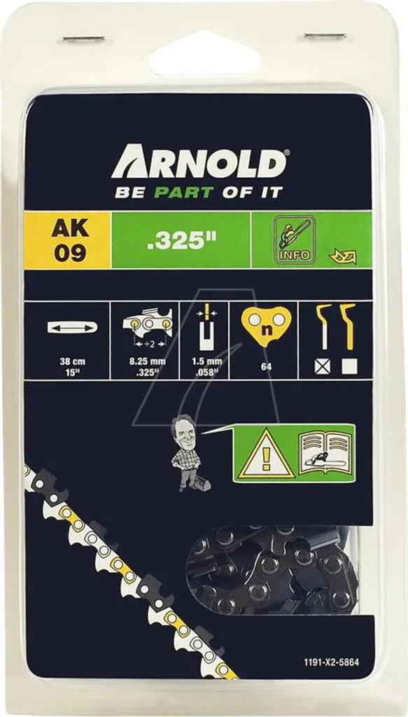 Ricambio Catena Motosega .325 1,5mm 64 DL | Resistenza Estrema