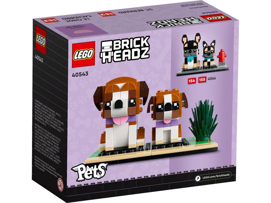 LEGO Iconic St. Bernard 40543, Zestaw do budowania, 8 Zdjęcie produktu 