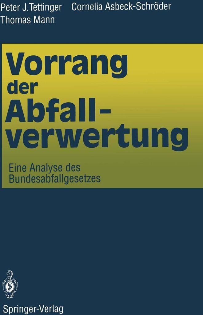 Vorrang der Abfallverwertung