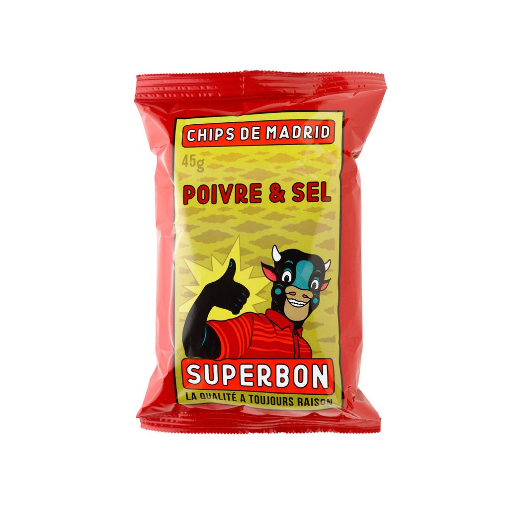 Superbon Chips Poivre and Sel zemiakové lupienky s korením Obrázok produktu 