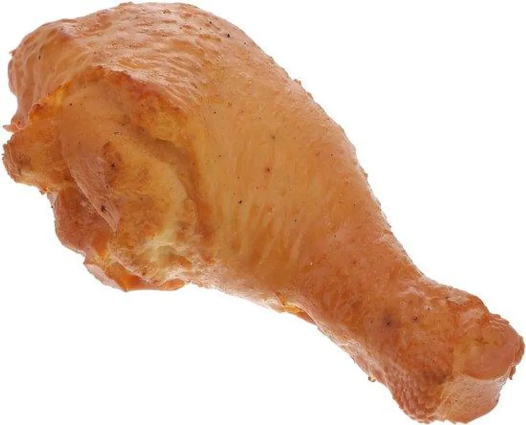 Cuisse de poulet factice marron pour décoration de table et réception