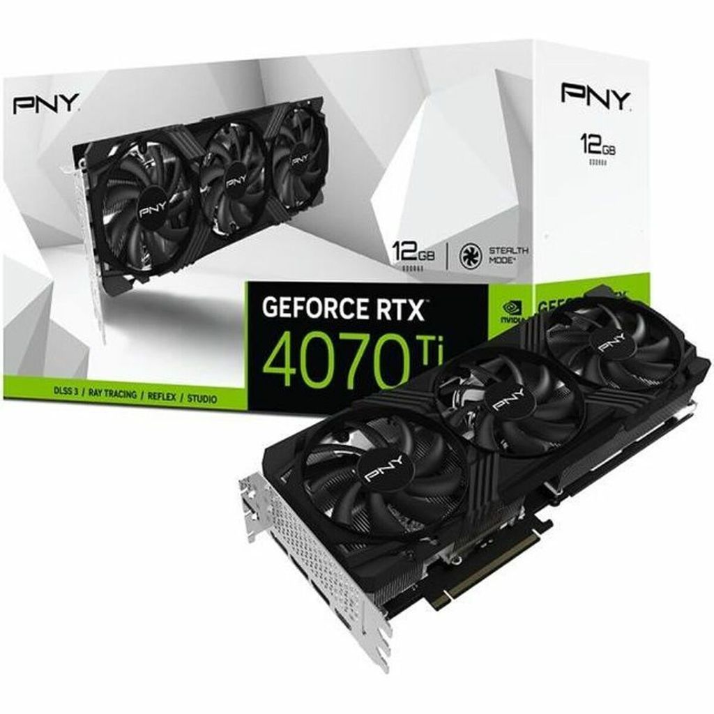 PNY GeForce RTX 4070 Ti 12GB Verto LED Triple Fan Image du produit 