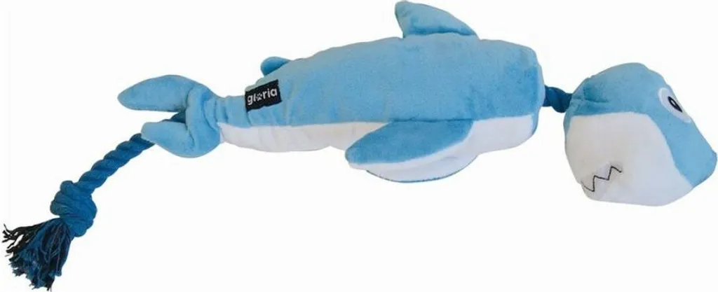 Giocattolo per Cani Gloria Clint Shark | Squalo Peluche Resistente con Suono