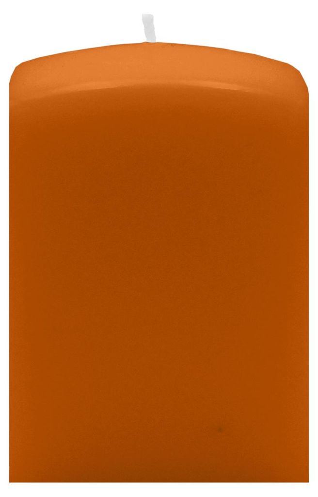 Quader Kerzen Cotto Braun 10 x Ø 6/6 cm, 16 Stück Produktbild 