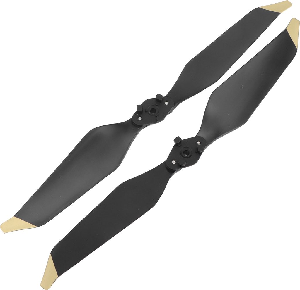 8331F Propeller, Quick-Release, Hochleistung, Ersatzrotorblätter, für DJI Mavic Pro Platinum Drohne, Schwarz/Goldrand