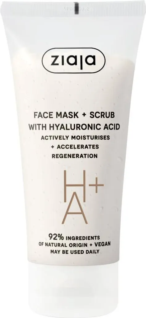 Adieu Peau Sèche : Masque Gommant Acide Hyaluronique 55ml Anti-Teint Terne