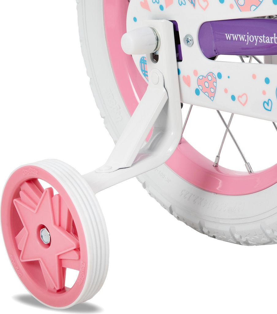 HILAND 14 Zoll Mädchen Kinderfahrrad mit Korb & Bändern, Produktbild 10