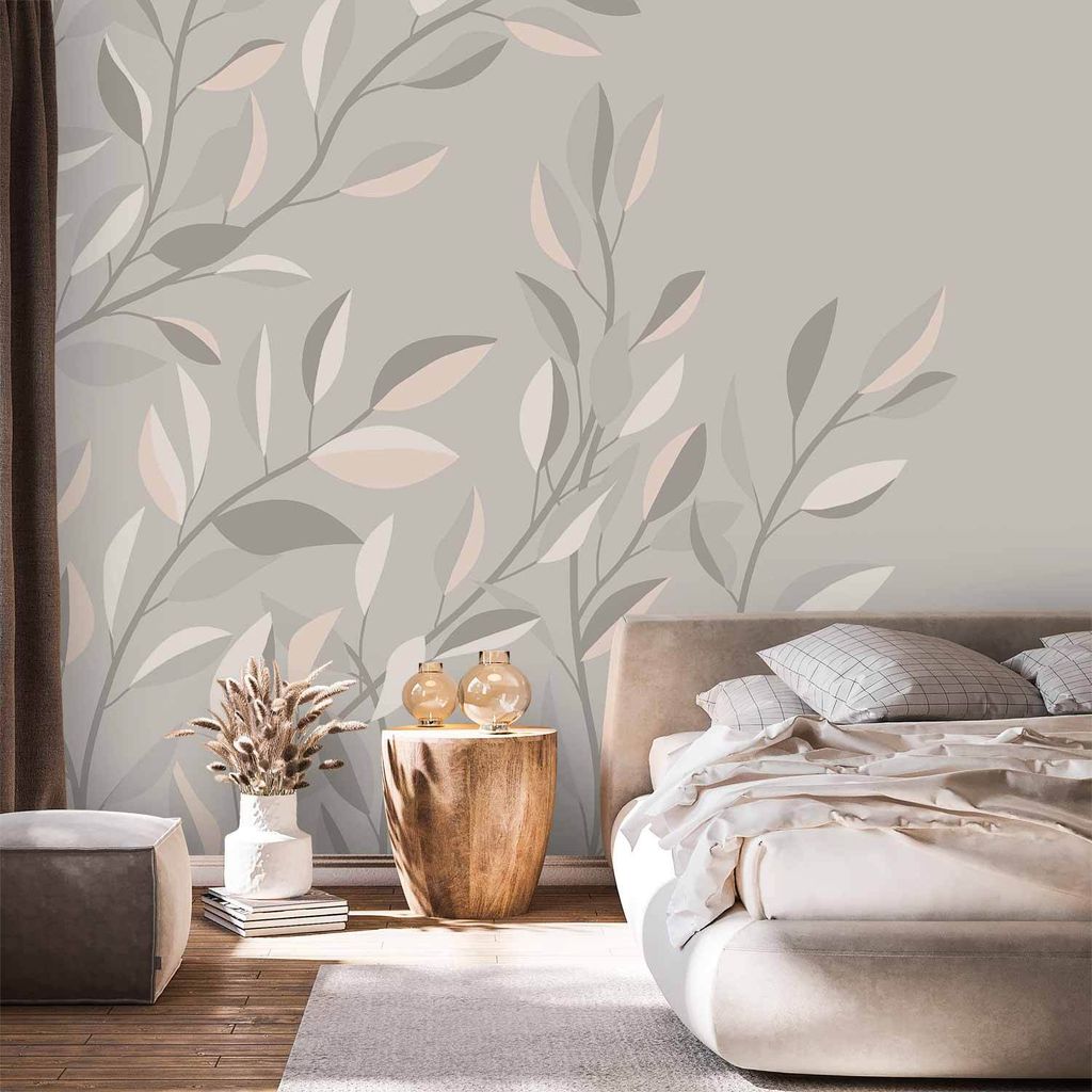Vlies Fototapete - Climbing Leaves - Second Variant 150x105 cm Blätter b-A-10108-a-b