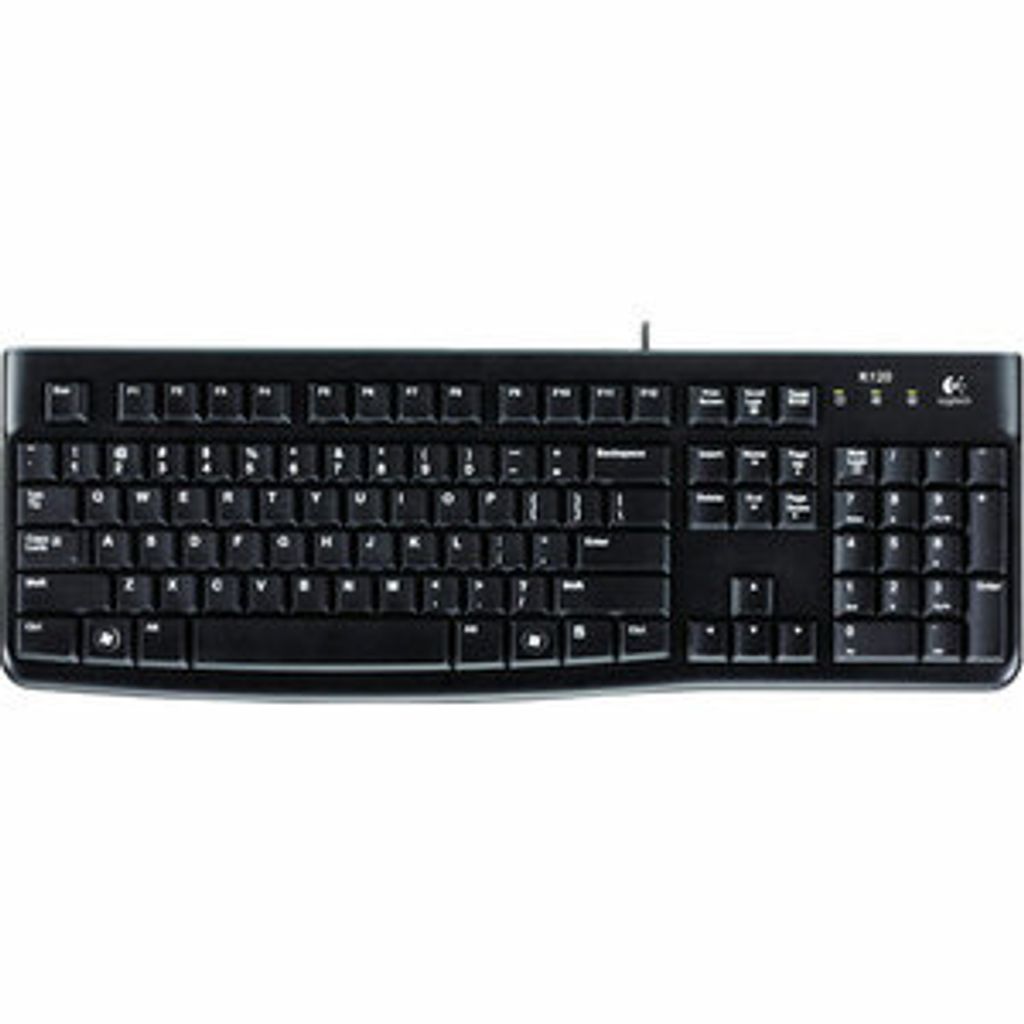 Logitech K120 - Verkabelt - USB - QWERTY - Schwarz