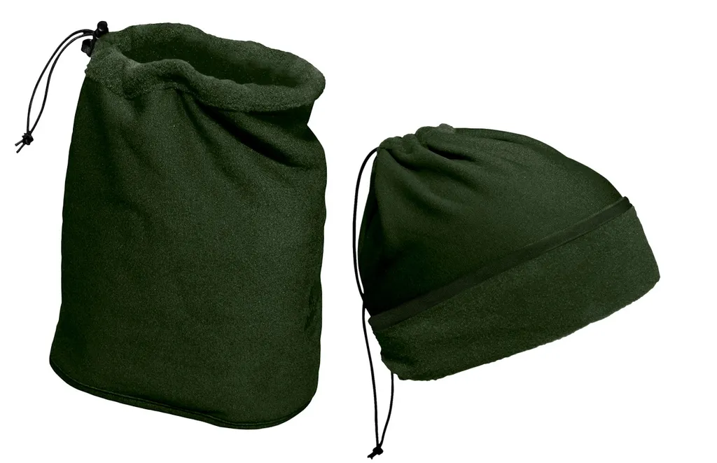 Tour de cou ski et trek Warmpeace Powerstretch Alpine Green isolant