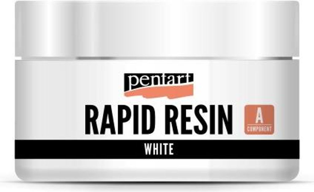 PENTART Rapid Resin 1:1 Set, 80 ml, bianco Immagine del prodotto 