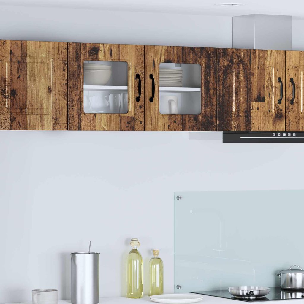 "Schlussverkauf" Küchenschrank/Sideboard - 1 pc - Aufbewahrungsschrank moderne - Kalmar Altholz 80x31x40 cm Holzwerkstoff C10313