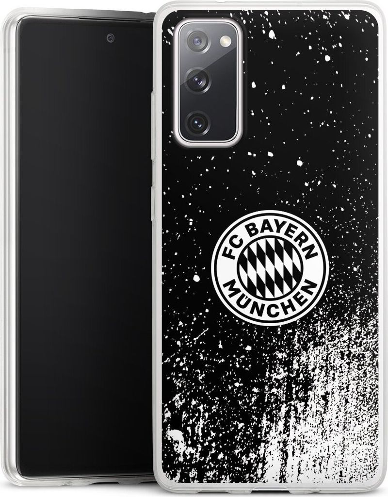 DeinDesign Slim Hülle für Samsung Galaxy S20 FE 5G Silikon Case Ultra Dünn Handyhülle FC Bayern München FCB Offizielles Lizenzprodukt