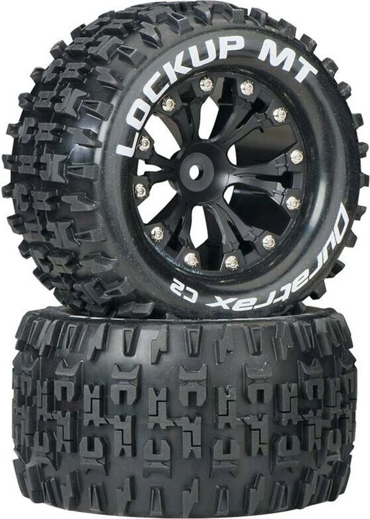 Duratrax Lockup MT 2.8 2WD Mounted Rear C2 Reifen Black (2)