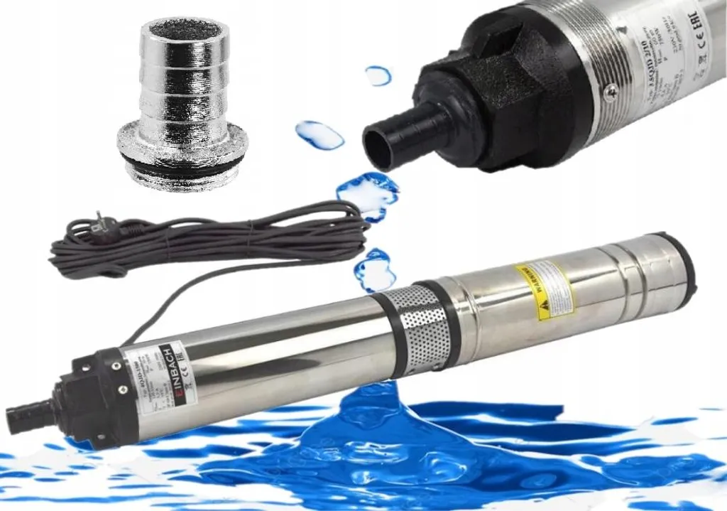 Pompe submersible 750W haute performance en inox durable IBO 3,5 QJD