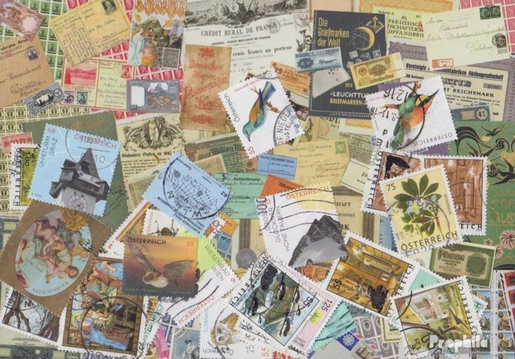 Briefmarken Österreich 25 verschiedene Marken