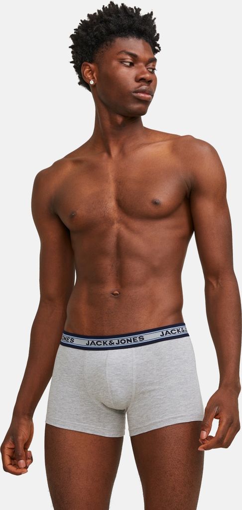 JACK & JONES Herren Boxershorts Jaclogo Trunk – Schlichtes Design, Bequem