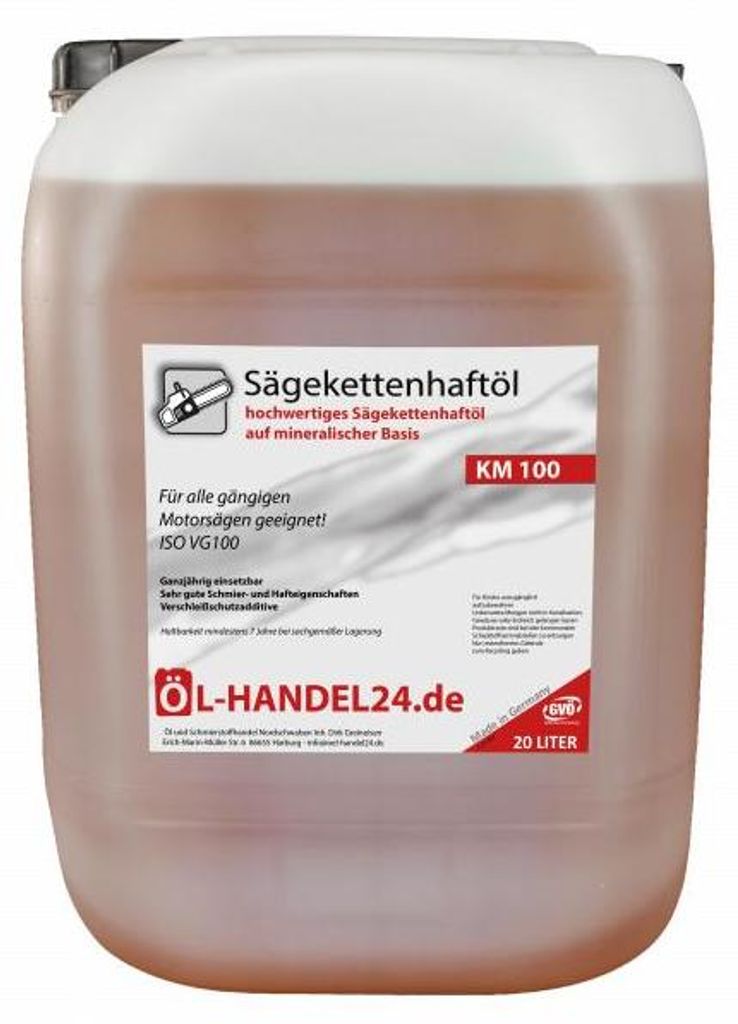KM 100 (20 Liter) Hochleistungs Sägekettenöl 20 Liter Produktbild 