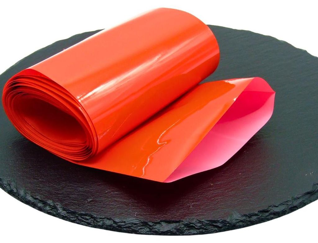 Wursthülle aus Kunststoff 85mm/10m – Rot Sterildarm, Därme Kunstdarm Kunstdärme Kunststoffdärme für Aufschnitt Kunststoffhülle