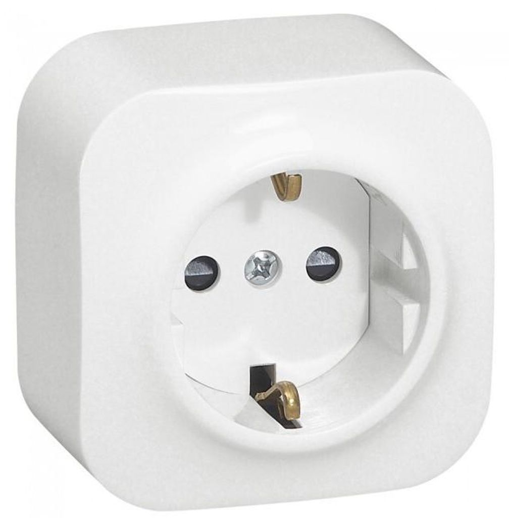 Legrand 782420, Typ F, 2P+E, Weiß, IP2X, IK04, 250 V Produktbild 