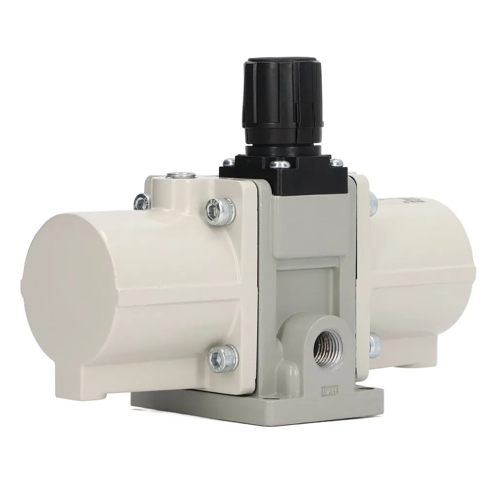 Valve d'augmentation de pression d'air robuste avec affichage analogique