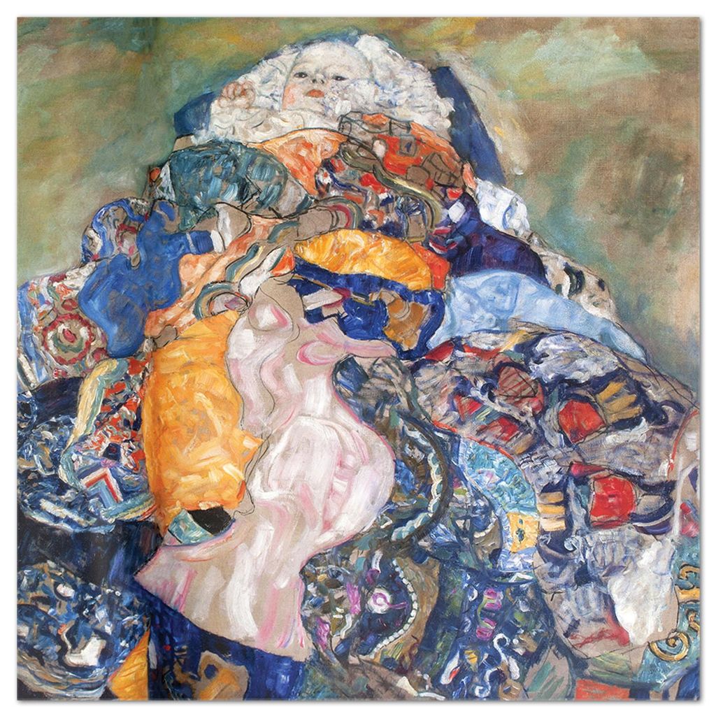 Giallobus - Das Kind - Gustav Klimt - 70L x 70B cm - Bild - Acrylglas