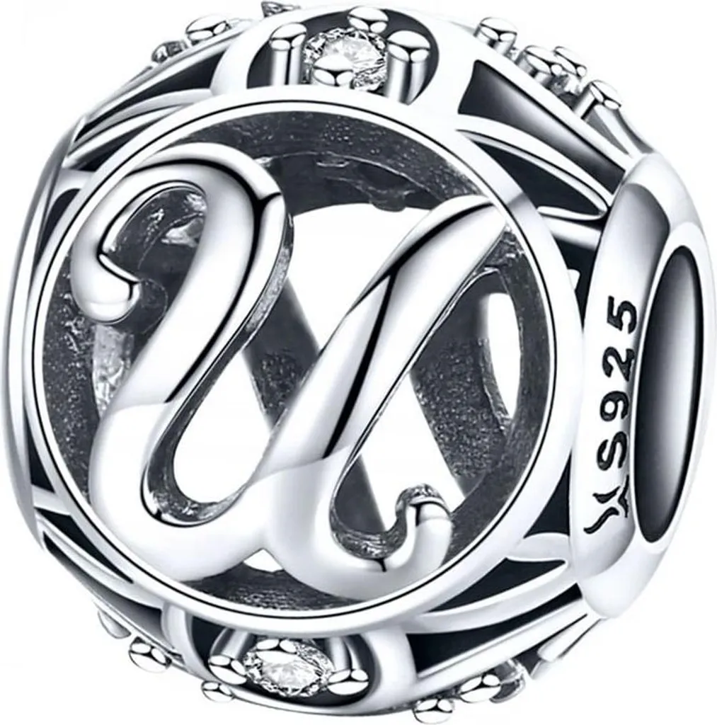 Eleganza Pandora Lettera U Argento 925 - Il Gioiello Personalizzato