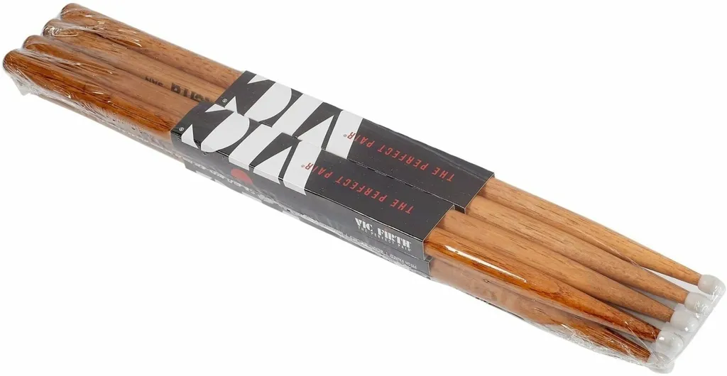 Évitez la casse avec le pack 4 paires Vic Firth Terra 5A Baguettes Nylon
