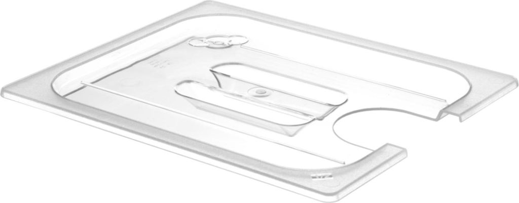 Polycarbonatdeckel mit Ausschnitt für Sous-Vide für GN 1/2 Behälter - Hendi 864210