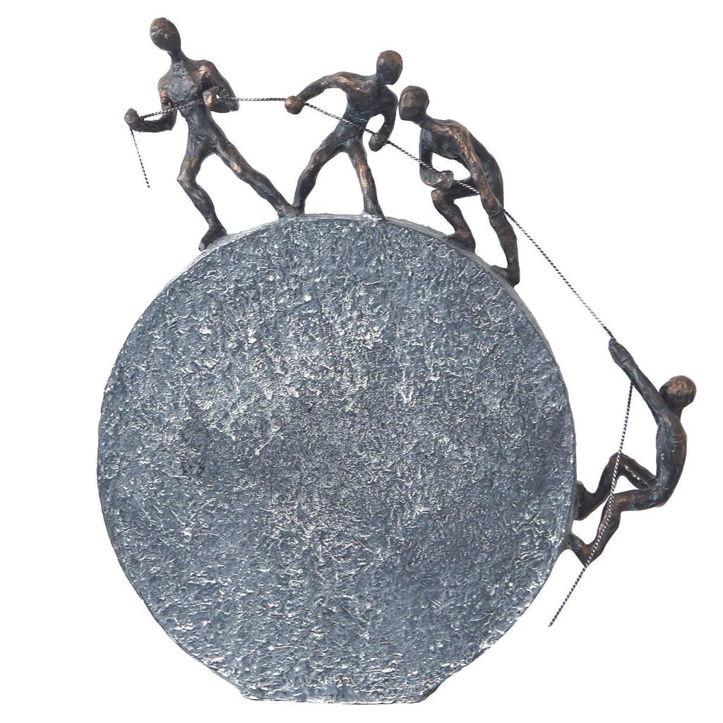 Gilde Skulptur, "Lifting", Seilmotiv, Gruppe, Kunstharz, Immagine del prodotto 