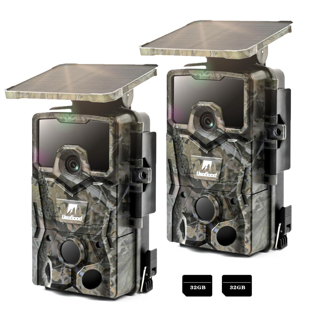 Wildkamera 4K 48MP Wildtierkamera Solar mit Bewegungsmelder Produktbild 