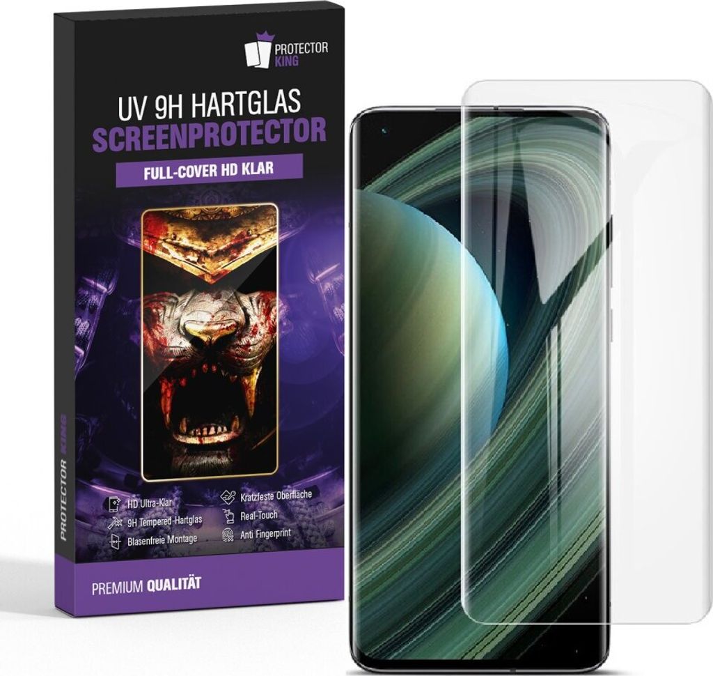1x 9H Hartglas für Xiaomi Mi 10 Ultra FULL UV Liquid Kleber Panzerfolie Displayschutz HD Klar Panzerglas Schutzfolie Schutzglas