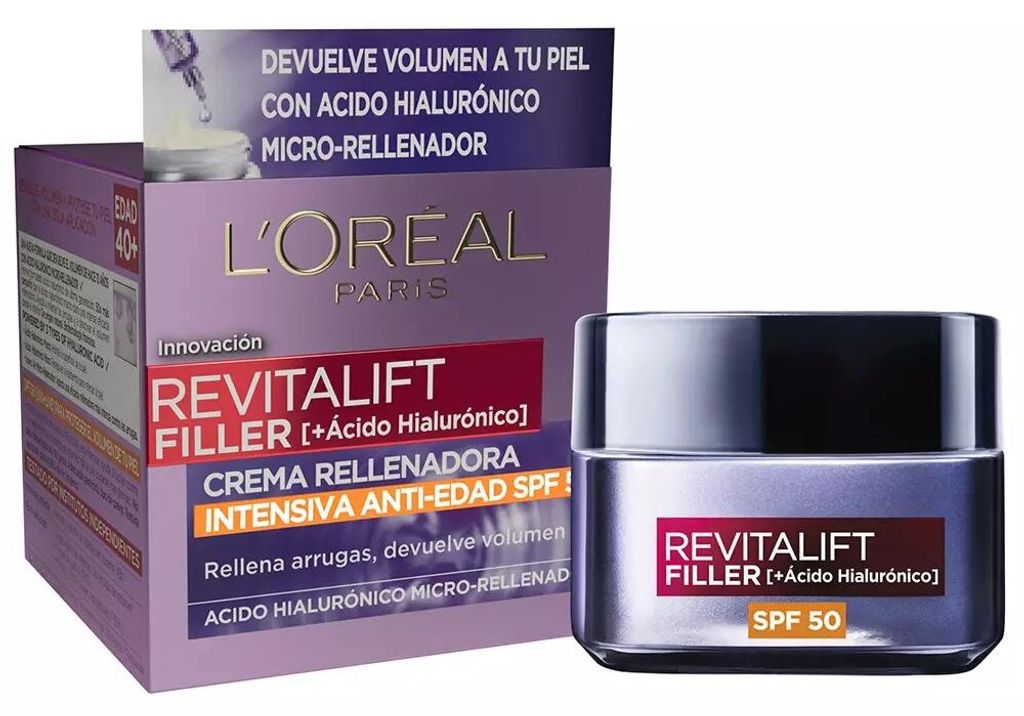 L'Oréal Paris - Revitalift Filler Anti-Falten und Anti-Aging Tagescreme SPF50 50 ml